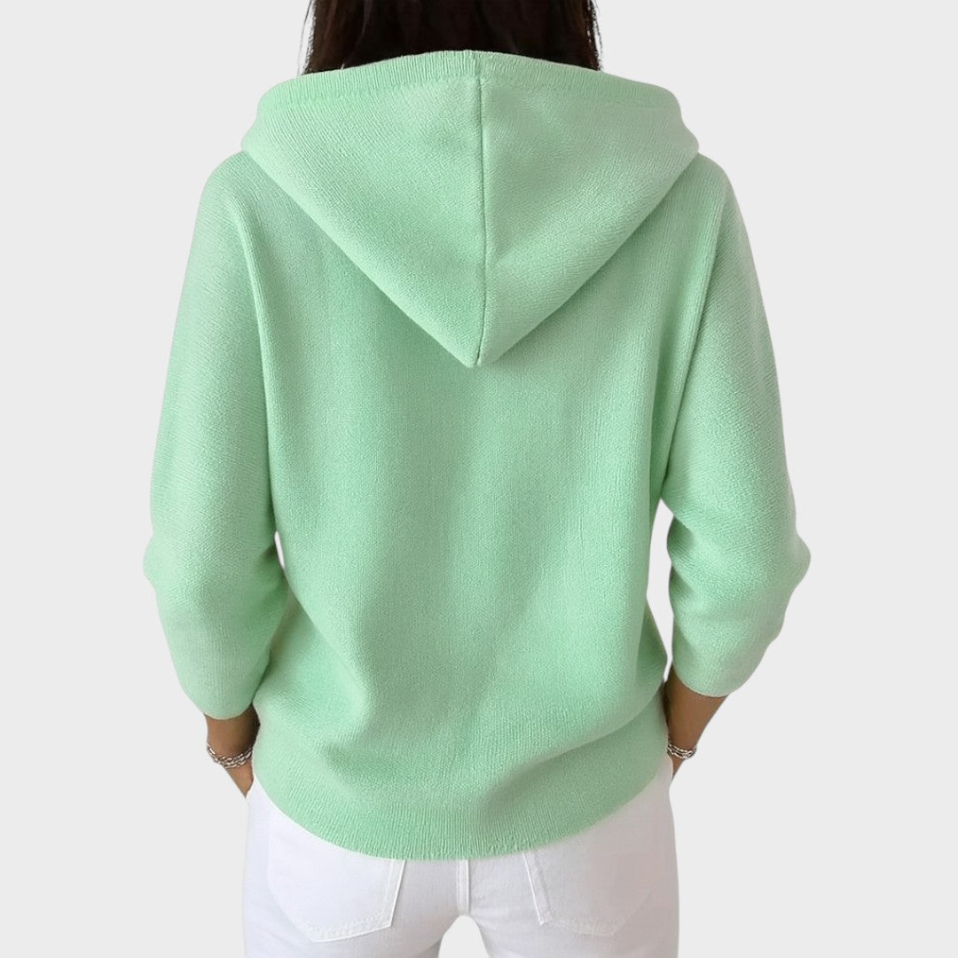 Naomi | Cárdigan de Punto con Capucha