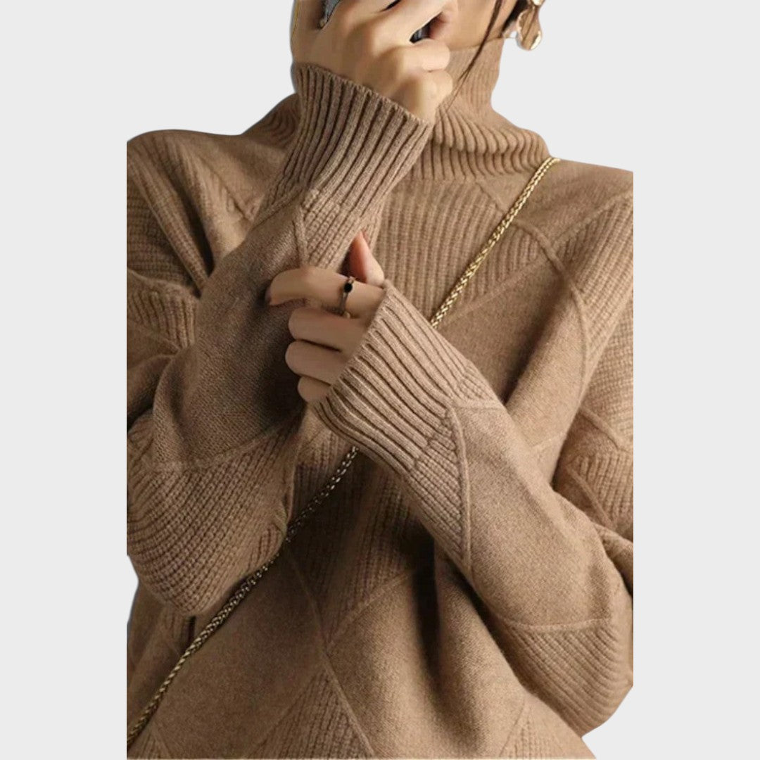 Zeza | Suéter de Cuello Alto de Cachemira