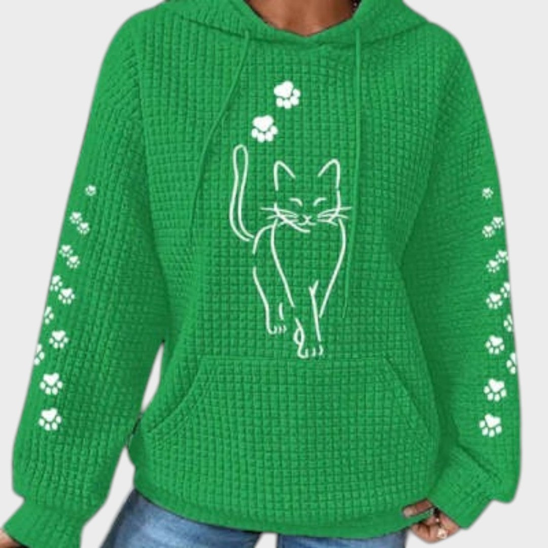 Fatinha | Suéter con Estampado de Gato