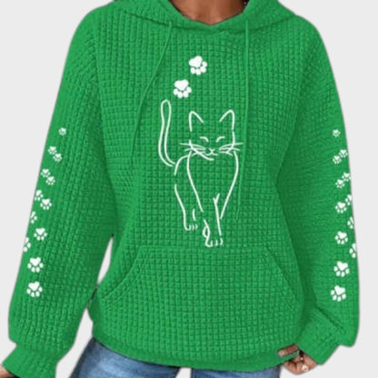 Fatinha | Suéter con Estampado de Gato