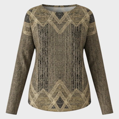 Margaret |  Blusa Vintage con Estampado