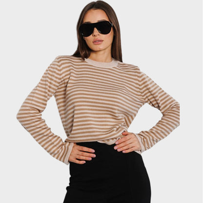 Francisca | Suéter de Manga Larga a Rayas