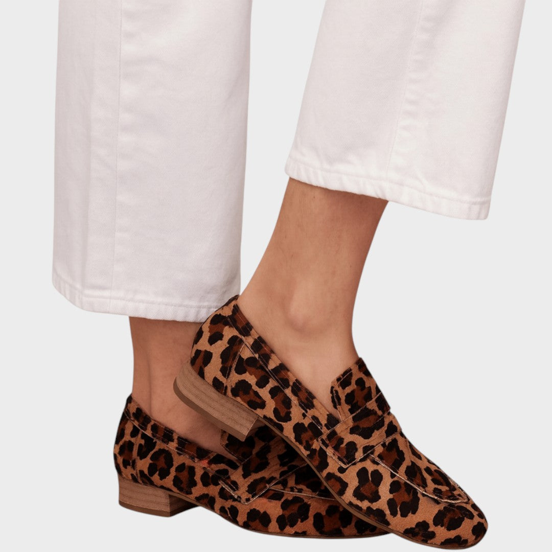Sabrina | Mocasines con Estampado de Leopardo