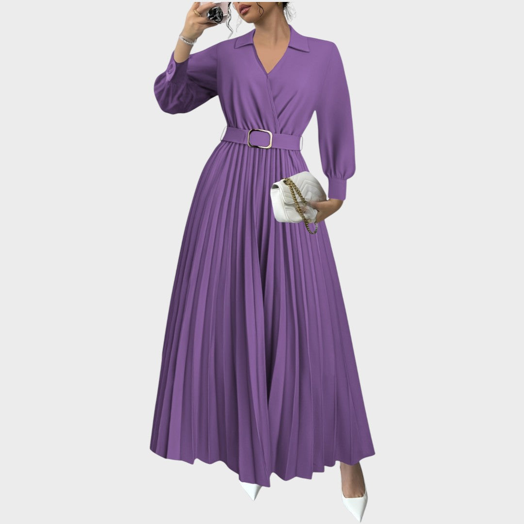 Margot | Vestido Largo Plisado