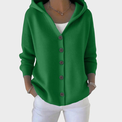 Naomi | Cárdigan de Punto con Capucha