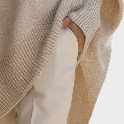 Soledade | Suéter de Punto con Mangas Abullonadas