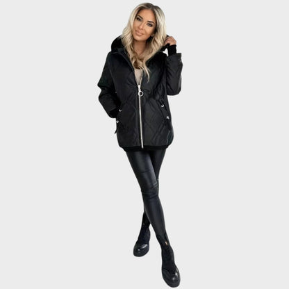 Belle | Chaqueta Acolchada de Invierno con Capucha