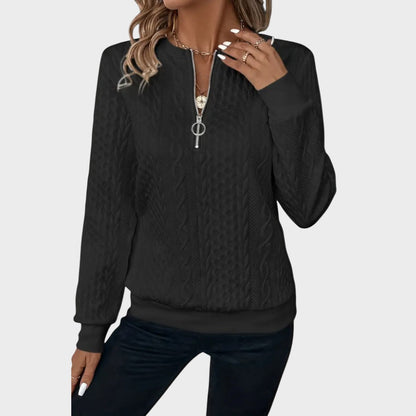 Zulmira | Suéter de Punto con Cremallera