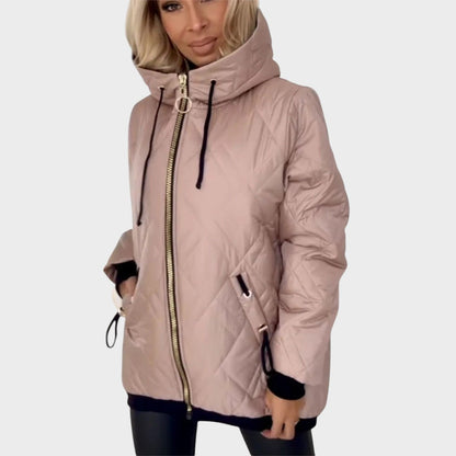 Belle | Chaqueta Acolchada de Invierno con Capucha