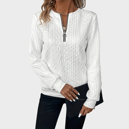 Zulmira | Suéter de Punto con Cremallera