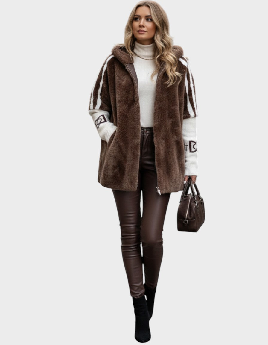 Beatrix |  Abrigo Elegante de Piel