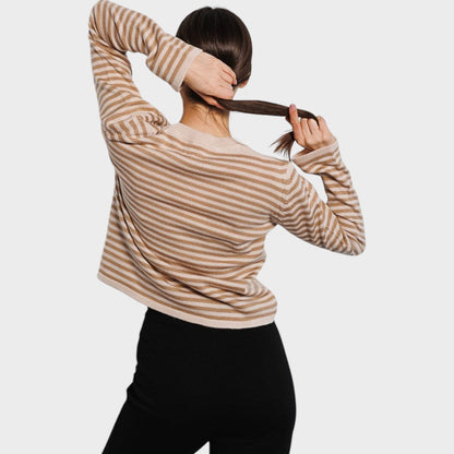 Francisca | Suéter de Manga Larga a Rayas