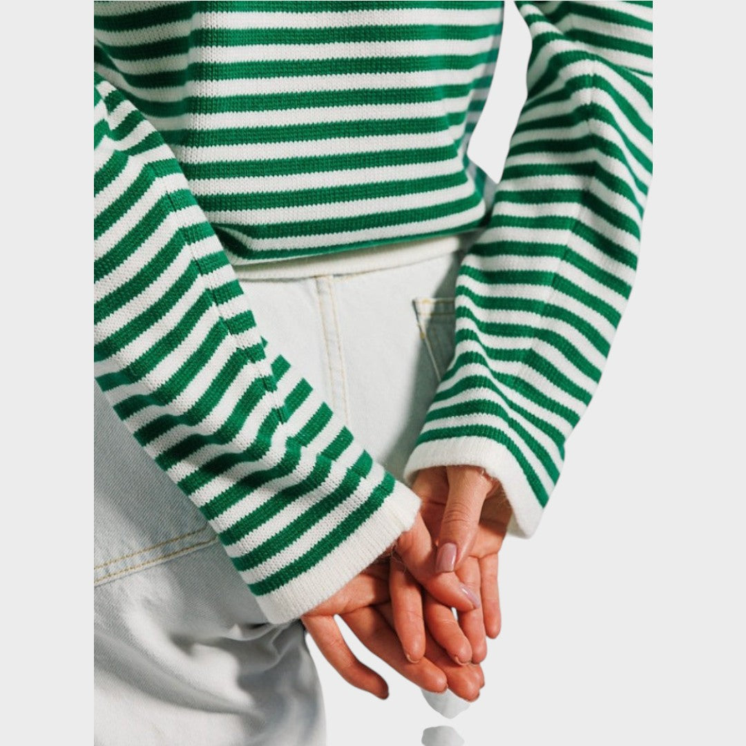 Francisca | Suéter de Manga Larga a Rayas