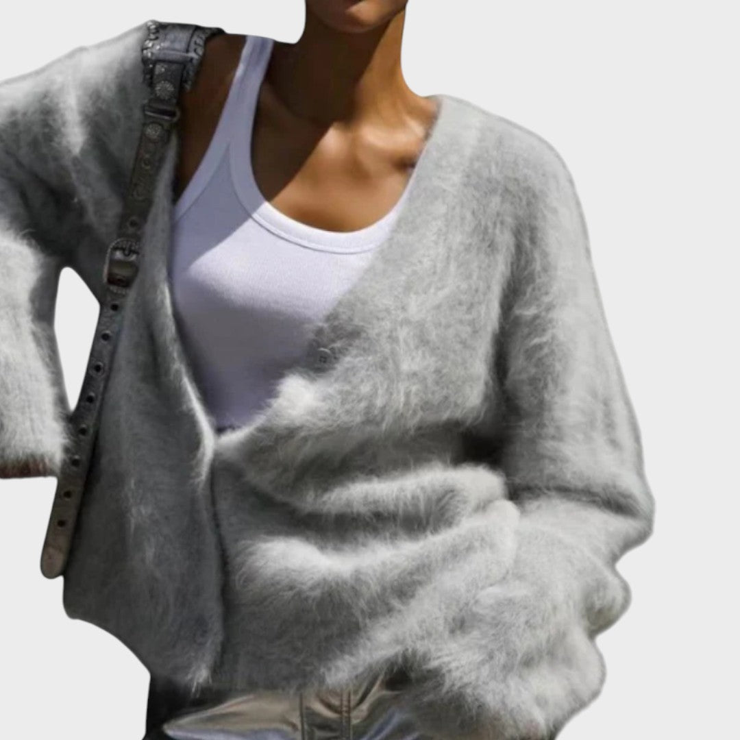 Daniela | Cardigan de Mezcla de Cachemira Suave