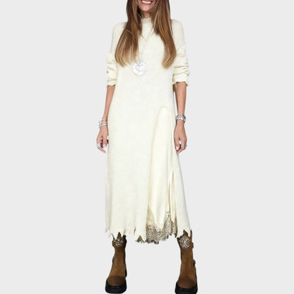 Vega | Conjunto de Jersey y Vestido de Estilo Lencería