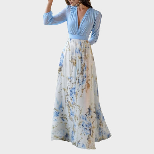 Helena | Maxivestido con deslumbrante estampado floral