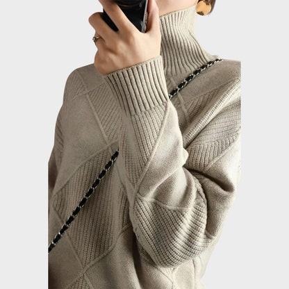 Zeza | Suéter  de Cuello Alto de Cachemira