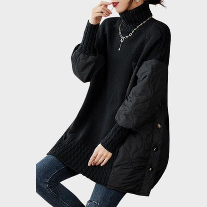 Sarah | Jersy Oversize de Cuello Alto