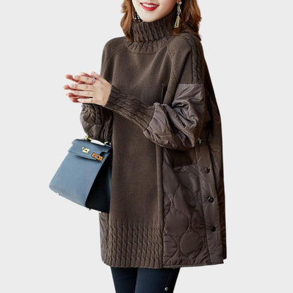 Sarah | Jersy Oversize de Cuello Alto