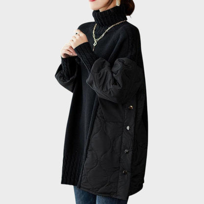 Sarah | Jersy Oversize de Cuello Alto