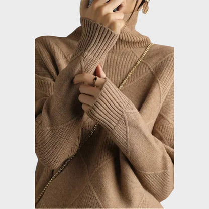 Zeza | Suéter  de Cuello Alto de Cachemira