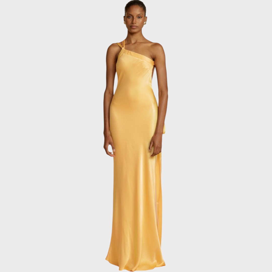 Muriel | Vestido Largo De Satén