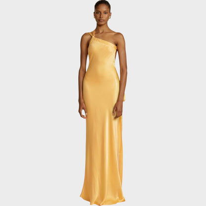 Muriel | Vestido Largo De Satén