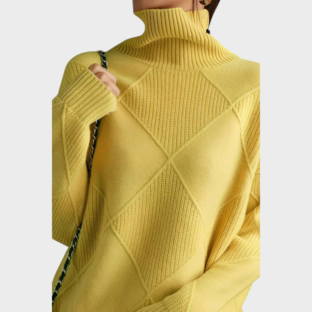 Zeza | Suéter  de Cuello Alto de Cachemira