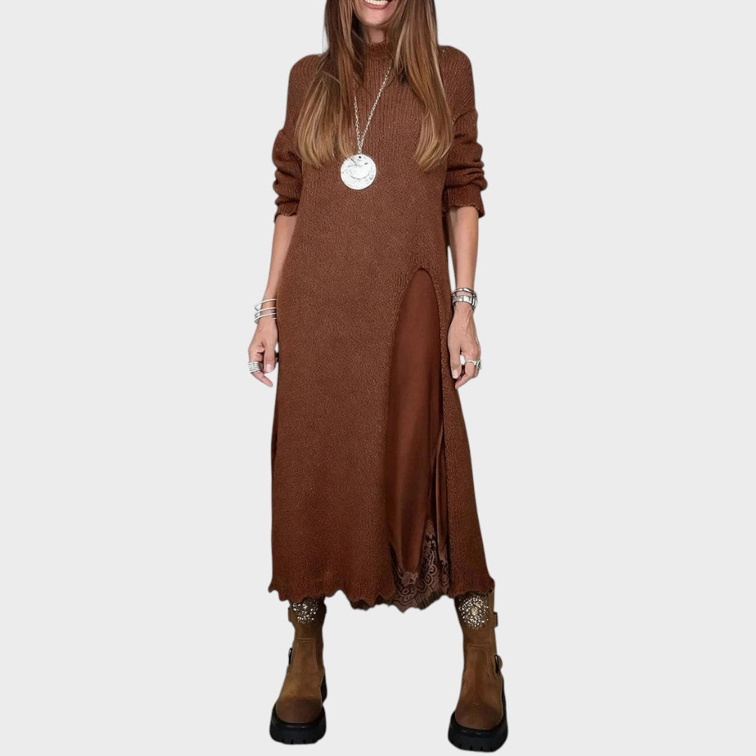 Vega | Conjunto de Jersey y Vestido de Estilo Lencería