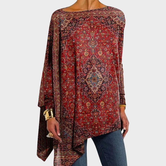 Antónia | Blusa de Cuello Barco Elegante