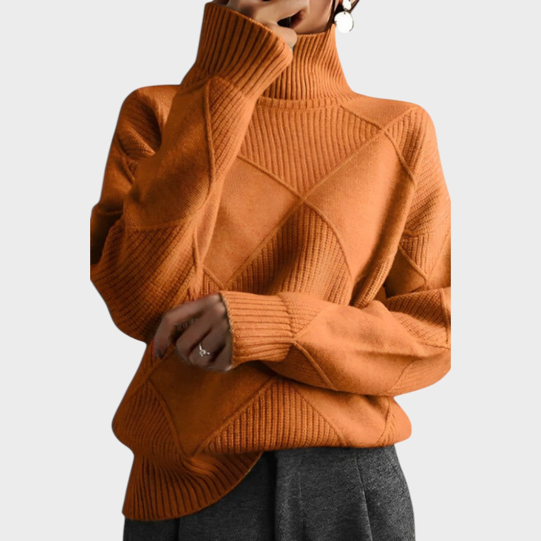 Zeza | Suéter  de Cuello Alto de Cachemira