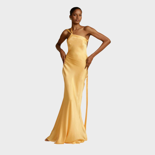 Muriel | Vestido Largo De Satén