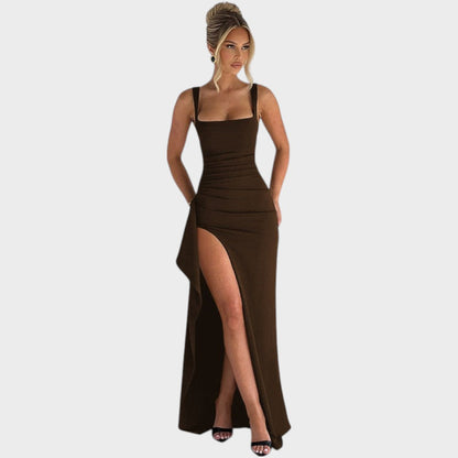 Zariani | Elegante Maxi Vestido con Espalda Abierta