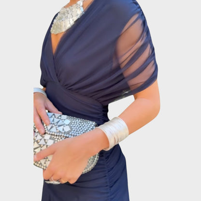 Lora | Vestido Largo Con Escote En V